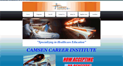 Desktop Screenshot of camsenedu.com